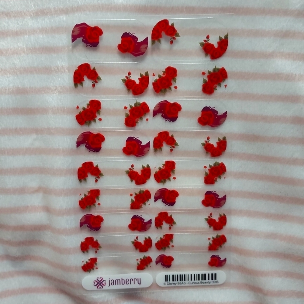 Jamberry Beauty and the Beast Nail Wraps